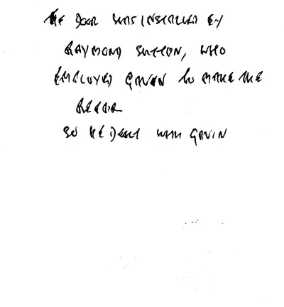 Handwritten customer review, 19 February 2019